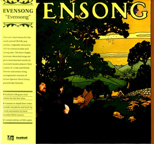 Evensong - Evensong / 미개봉 LP (이븐송, 영국 브리티쉬 포크)